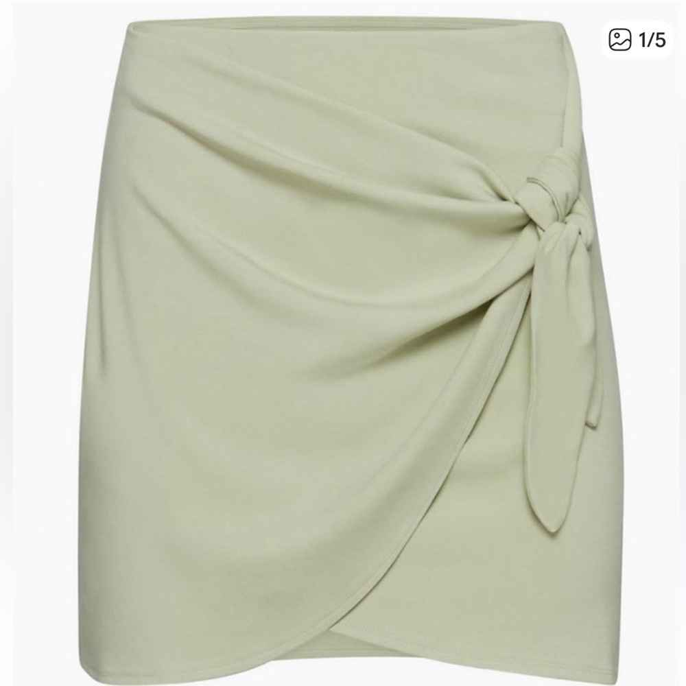 Wilfred Saturn Wrap Mini Skirt - Light Green